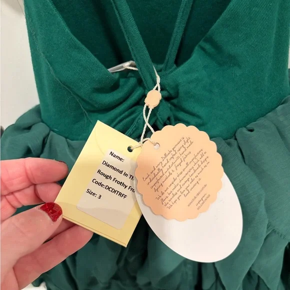 Dollcake Diamond In The Rough Frothy Frock Gown Special GreenDress nwt sx 3  is available for purchase on au PAY Market - Imported Goods Online Store  Co.Ltd. | au PAY Market -